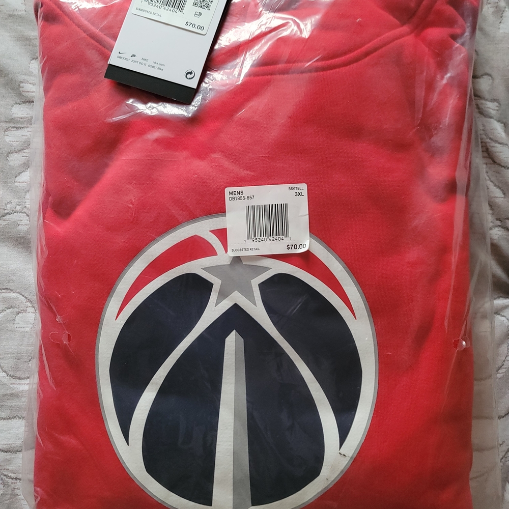Washington Wizard's Red Hoodie with Logo